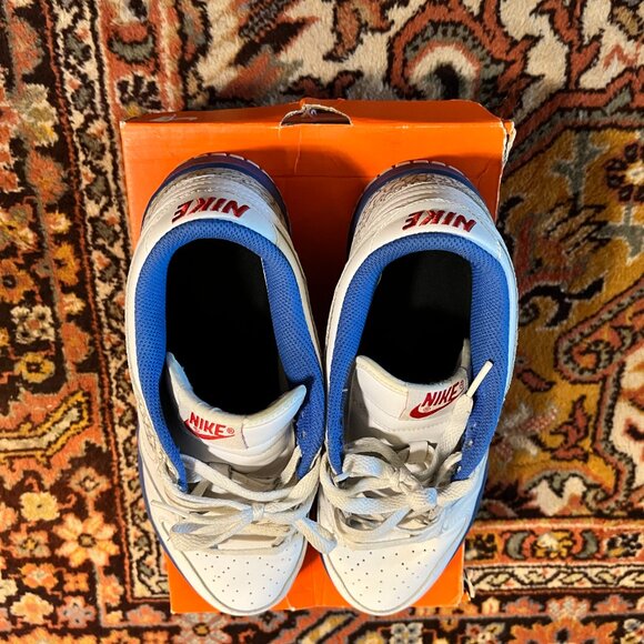 Nike Dunk Low CL Jordan Pack Retro 3 Size 9.5 Blue Cement Elephant 304714-119 main image 6